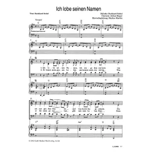 Produktbild des Artikels Ich lobe seinen Namen (Noten - Download)