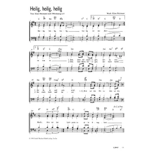 Produktbild des Artikels Heilig, heilig, heilig (Noten - Download)