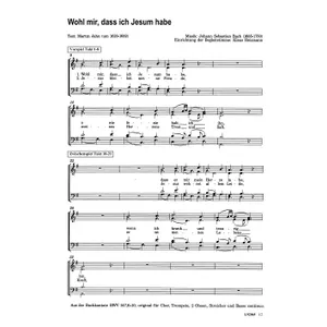 Produktbild des Artikels Wohl mir, dass ich Jesum habe (Noten - Download)