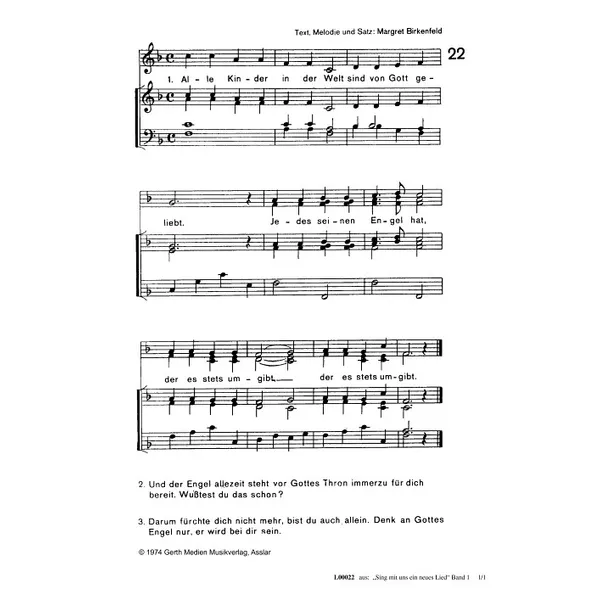 Produktbild des Artikels Alle Kinder in der Welt (Noten - Download)