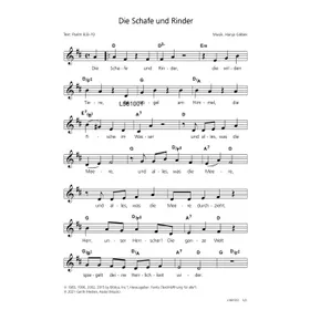 Produktbild des Artikels Die Schafe und Rinder (Noten - Download)