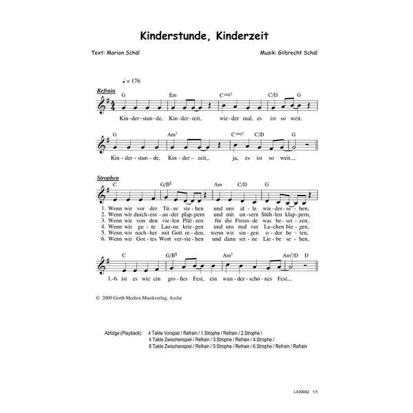 Produktbild des Artikels Kinderstunde, Kinderzeit (Noten - Download)