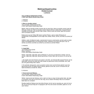 Produktbild des Artikels weihnachtszeit-online (Liedtexte) (Noten - Download)