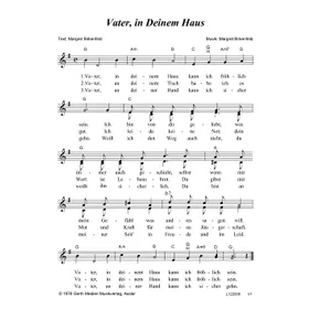 Produktbild des Artikels Vater, in deinem Haus (Noten - Download)