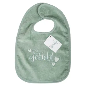 Produktbild des Artikels Lätzchen "geliebt" - salbei ()