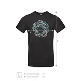 Stimmungsbild zu T-Shirt "Gegen den Strom" - schwarz
