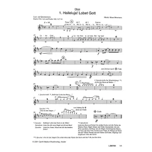 Produktbild des Artikels Halleluja! Lobet Gott (Oboe) (Noten - Download)