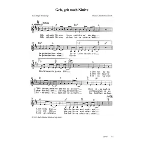 Produktbild des Artikels Geh, geh nach Ninive (Noten - Download)