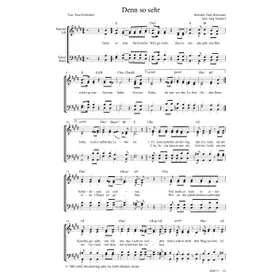 Produktbild des Artikels Denn so sehr (Noten - Download)