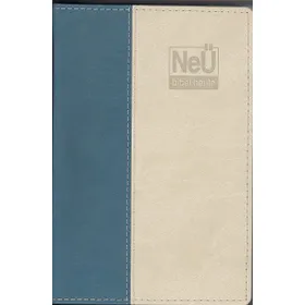 Produktbild des Artikels NeÜ Bibel.heute - Taschenausgabe - beige/petrol (Bibel - Kunstleder)