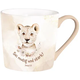 Produktbild des Artikels Tasse "Sei mutig und stark!" ()