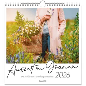 Produktbild des Artikels Auszeit im Grünen 2026 - Wandkalender (Kalender - Spiralbindung)
