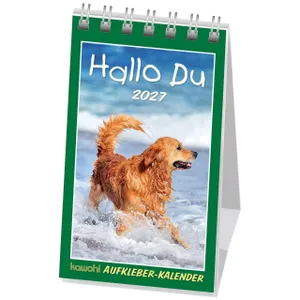 Produktbild des Artikels Hallo Du 2027 - Aufkleber-Kalender (Kalender - Spiralbindung)