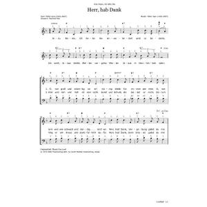 Produktbild des Artikels Herr, hab Dank (Noten - Download)