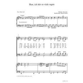 Produktbild des Artikels Herr, ich hör so viele sagen (Noten - Download)