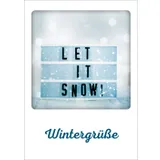 Stimmungsbild zu WeihnachtsPost - Postkartenbuch