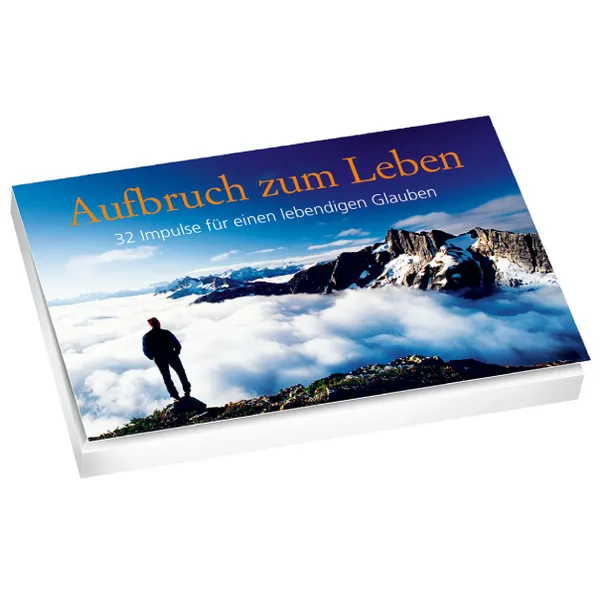 Produktbild des Artikels Aufbruch zum Leben - Textkarten (Schreibwaren)