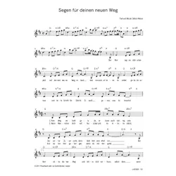 Produktbild des Artikels Segen für deinen neuen Weg (Noten - Download)