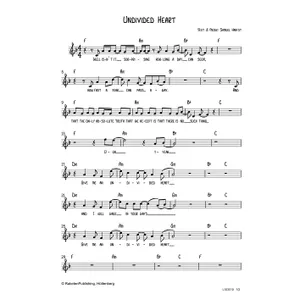 Produktbild des Artikels Undivided Heart (Noten - Download)