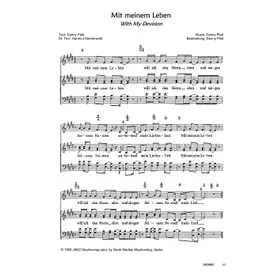 Produktbild des Artikels Mit meinem Leben (Noten - Download)