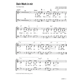 Produktbild des Artikels Dein Werk in mir (Noten - Download)