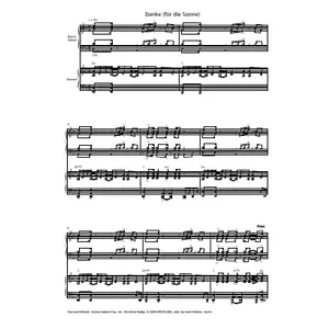 Produktbild des Artikels Danke! (Noten - Download)