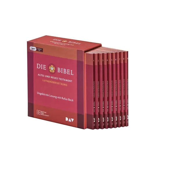 Produktbild des Artikels Die Bibel - Altes und Neues Testament (Hörbuch/Hörspiel - MP3-CD)