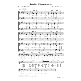 Produktbild des Artikels Leuchte, Weihnachtsstern (Noten - Download)