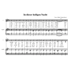 Produktbild des Artikels In dieser heiligen Nacht (Noten - Download)