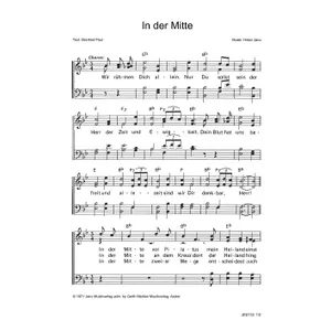 Produktbild des Artikels In der Mitte (Noten - Download)