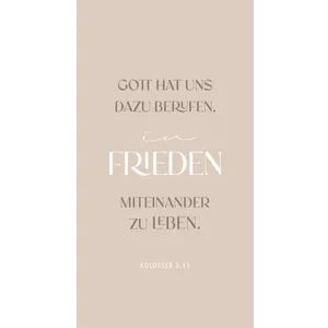 Produktbild des Artikels Metallschild: Gott hat uns dazu berufen ()