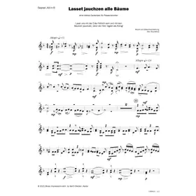 Produktbild des Artikels Lasset jauchzen alle Bäume (Noten - Download)