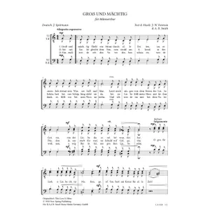 Produktbild des Artikels Groß und mächtig (Noten - Download)