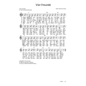 Produktbild des Artikels Vier Freunde (Noten - Download)