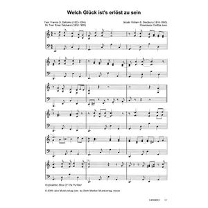Produktbild des Artikels Welch Glück ist's erlöst zu sein (Noten - Download)