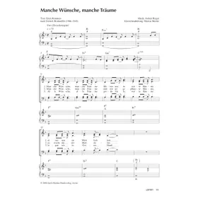 Produktbild des Artikels Manche Wünsche, manche Träume (Noten - Download)
