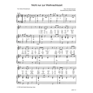 Produktbild des Artikels Nicht nur zur Weihnachtszeit (Noten - Download)