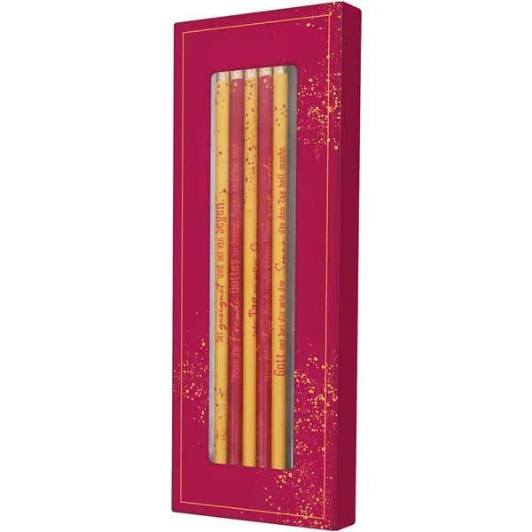 Produktbild des Artikels Bleistift-Set "Jeder Tag sei voller Segen" (Schreibwaren)