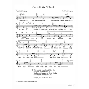 Produktbild des Artikels Schritt für Schritt (Noten - Download)