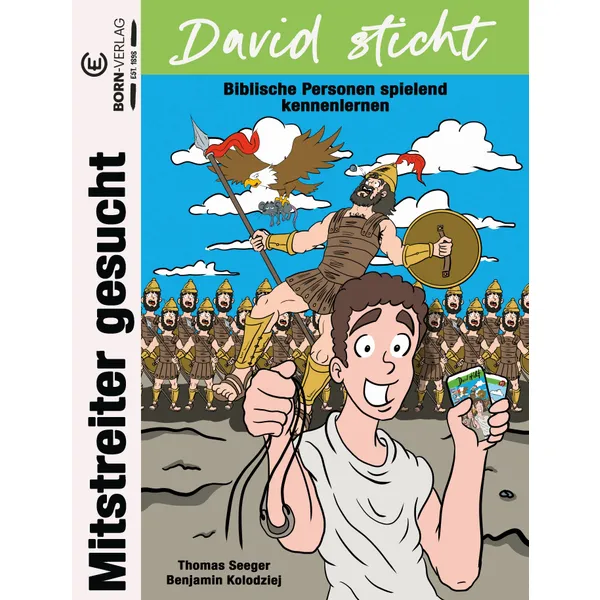 Produktbild des Artikels David sticht. Mitstreiter gesucht - Bibelquartett ()
