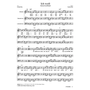 Produktbild des Artikels Ich weiß (Noten - Download)