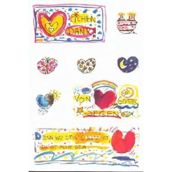 Produktbild des Artikels Aufkleber-Postkarten (Schreibwaren)