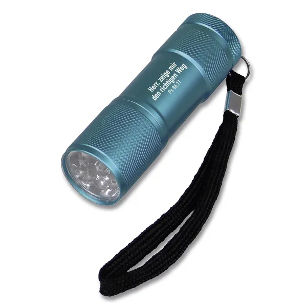 Produktbild des Artikels LED-Taschenlampe "Herr, zeige mir den richtigen Weg" - blau ()