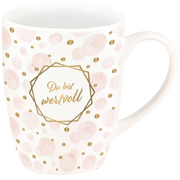 Produktbild des Artikels Tasse "Du bist wertvoll" (Gold-Edition) ()
