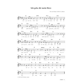 Produktbild des Artikels Ich gebe dir mein Herz (Noten - Download)