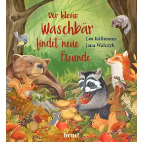 Produktbild des Artikels Der kleine Waschbär findet neue Freunde (Buch - Pappbilderbuch)