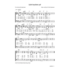 Produktbild des Artikels Licht leuchtet auf (Noten - Download)