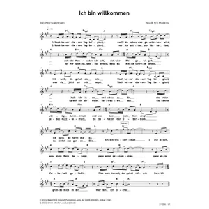 Produktbild des Artikels Ich bin willkommen (Noten - Download)