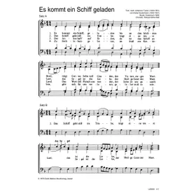 Produktbild des Artikels Es kommt ein Schiff geladen (Noten - Download)