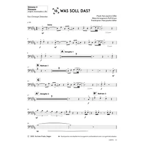 Produktbild des Artikels Was soll das? (4. Posaune) (Noten - Download)
